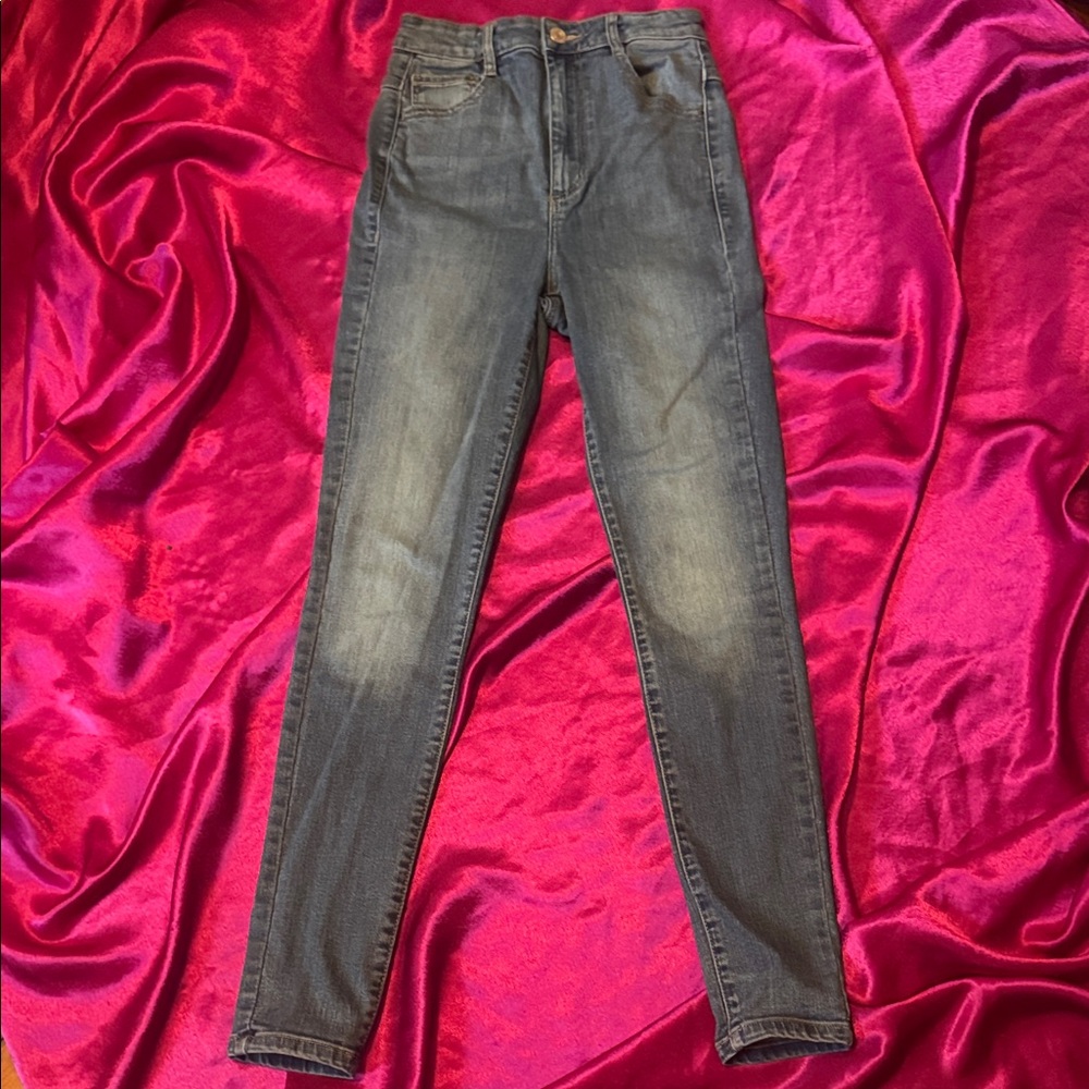 Garage jeans, size, one high-rise Stylish Gray Skinny Jeans